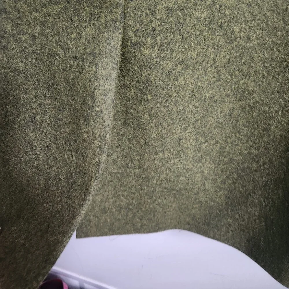 *SOLD* COS | Green Straight Wool Coat Jacket Size 2 - Picture 6 of 8